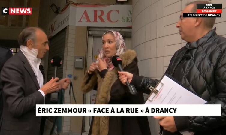 Femme voilée versus Eric Zemmour : le casting a bien eu lieu